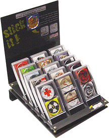 S.T.A.M.P.S. Collection Display Stand for stores holds 15 sets of S.T.A.M.P.S.